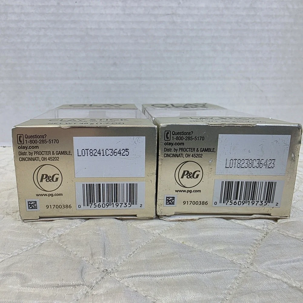 Lot Of 2 OLAY Masks.‎ Clay Stick, Fresh Reset, Pink Mineral Complex 1.7OZ